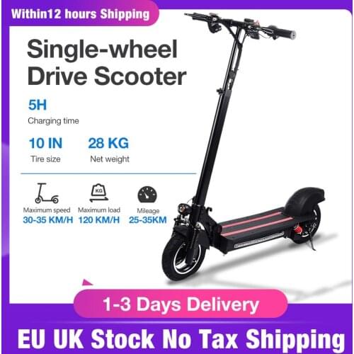 10 Inch Double-wheel Drive Electric Scooter Adult Folding Speed Electric Scooter 45-60KM/H EU UK Stock No Tax Shipping