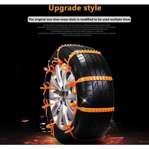 10Pcs Car Winter Tire Wheels Snow Chains Snow Tire Anti-skid Chains Wheel Tyre Cable Belt Winter Outdoor Emergency Chain