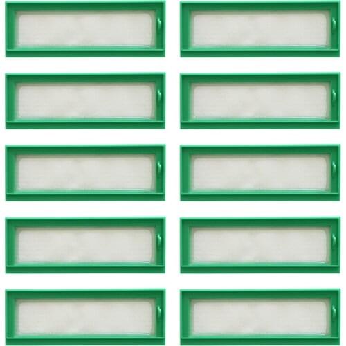 10Pcs Replacement Dust Filters Hepa Filters for Vorwerk Kobold VR200 Vacuum Cleaner Accessories