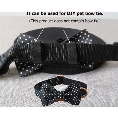 2M/lot magic tape hook and loop double sided Velcro fastener for pet bow tie wire straps desktop sewing garment DIY accessory