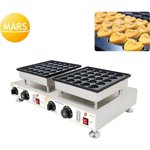 2019 Commercial Sandwich Cake Maker 50 Holes Biscuit Dutch Pancake Machine Electric Waffle Maker Baker Machine 220v/110v