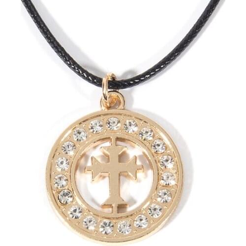 2021 Rainbow Virgin Mary Pendant Necklaces For Women Gold Crystal Our Lady of Guadalupe Necklaces Copper Cubic Zircon Jewelry