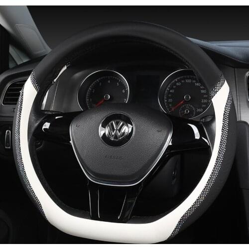 D Shape Steering Wheel Cover PU Leather for Nissan Rogue /Rogue Sport 2016 2017 2018 2019 2020 X-Trail 2017-2020 Car Styling