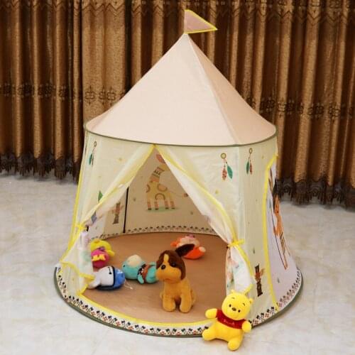 Kids Tent Game House Portable Folding Princess Castle Ocean Ball Pool Children Indian Teepee Tent Baby Room Decor Photo Props