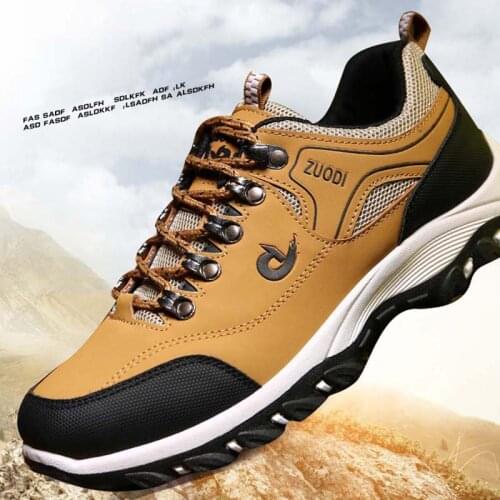 Mens Hiking Shoes Plug Size 37-48 Anti-skid Outdoor Shoes Wild Sports Men Shoes Men Casual Shoes Mens Sneakers Climbing Shoes