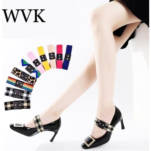 NEW fashion Elastic Shoe Laces No Tie Shoelaces Lazy Laces Buckle Shoes Accessories High Heels Strap Women Shoelace Dropshipping