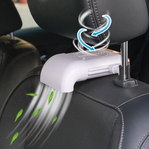 New Car Fan Magnetic Fan Car Cooler Silent Non-wireless Charging USB Fan 3Speed Adjustable Universal Car Rear Seat Auto Cooling