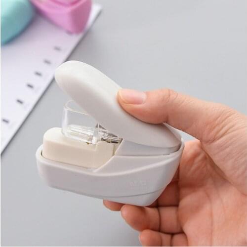 Hot Selling No Nails Stapling Machine Mini Cute Book Stapler No Staples required Stapleless Stapler Paper Stapling
