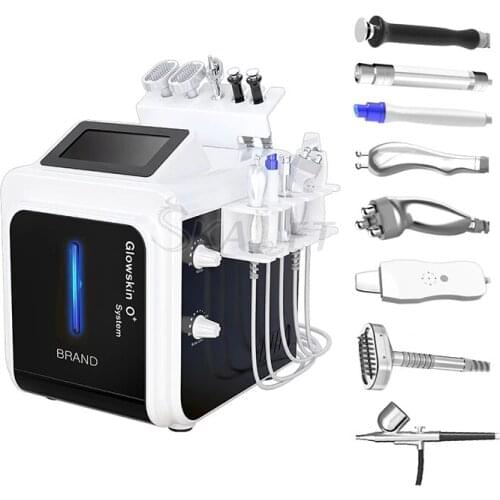 Multi-functional 10in 1 Hydra Dermabrasion Skin Rejuvenation Bipolar RF Tighten Skin Dark Circle Removal Machine