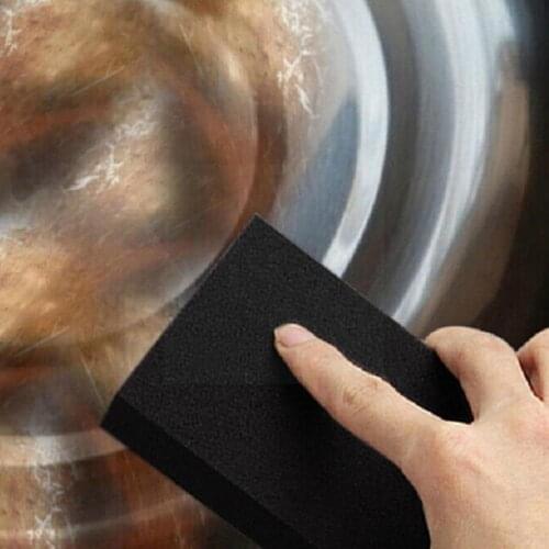 Emery Sponge Wipe Kitchen Housework Derusting Sponge Brush Cleaning Block Clean Sand Rub Pot Kit Remove Dishwashing Descali O3H0