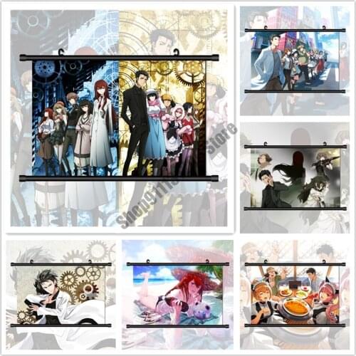 Full Square 5D DIY Diamond Painting Steins Gate Anime Diamond Embroidery Mosaic Cross Stitch Kits Christmas Home Decoration