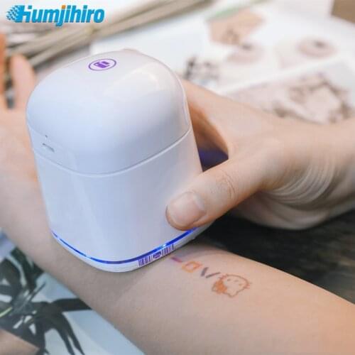 1200dpi Portable Mobile Handheld Color Inkjet Printer WIFI Wireless Bluetooth Tattoo Logo Printing Inkjet Printer for Android