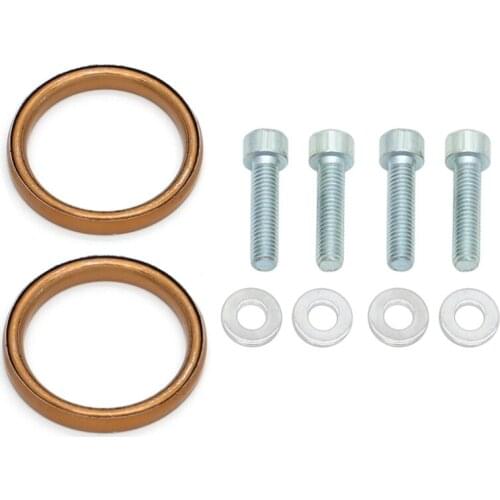 Exhaust Gasket Studs Bolts Header Zinc for Yamaha YBR 125 2005 2006 2007 2008 2009 2010 2011 2012 2013 2014 2015