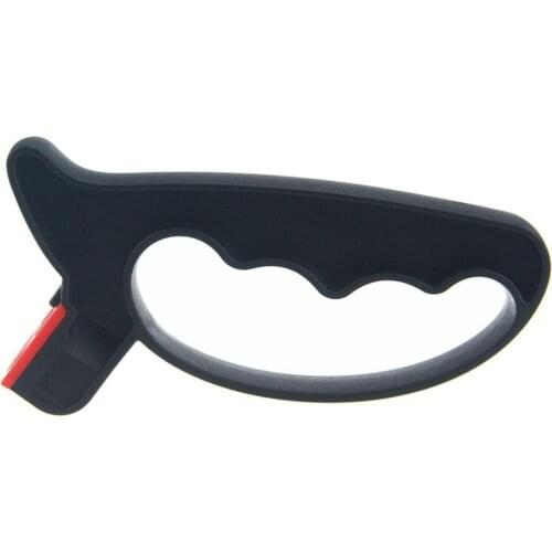 Cutter Sharpener Multifunctional 2 in 1 Black Cutter Sharpening Tool for Kitchen Cutter Sharpening Tool
