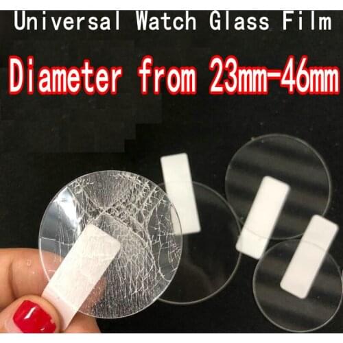 Universal Round Watch Tempered Glass Film Protective Screen Cover Film Protector For Samsung Xiaomi Huawei Smart Watch 23-46mm