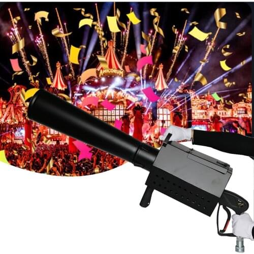 Free Shipping Wedding Co2 Confetti Machine Confetti Cannon Manual Controller 1 Holder Confetti Shooter Launcher Machine