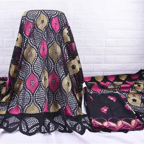Zhenguiru Cotton Swiss Voile Lace Fabric Round Shape African Fabric Embroidery Nigerian Fabric For Women Party And Wedding A2029