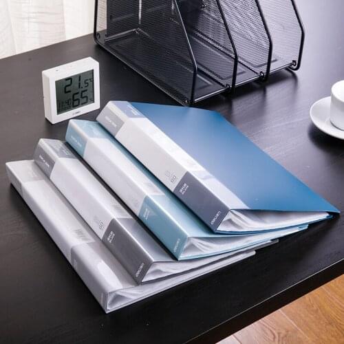 1pcs [books] 5116 transparent bag inserts Deli student papers containing multiple specifications into the office folder
