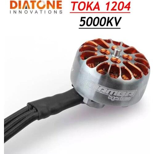 4PCS Diatone MAMBA TOKA 1204 5000KV 3-4S Brushless Racing Motor 1.5mm for RC FPV Racing Freestyle 1.6-2.5inch Drones Replacement