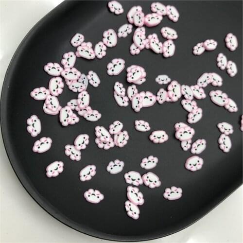 50g Pink Cloud Polymer Clay Slices Sprinkles for Kids Diy,Craft/Nail Art/Scrapbook Decoration,Filler Polymer Clay Embellishments
