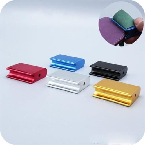 Aluminum Leather Craft Edge Slicker Craft Leather Edge Slicking Burnishing Supplies Professional Perfect