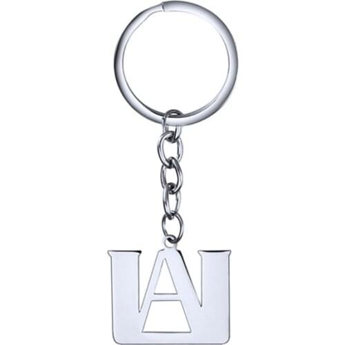 Anime Boku No Hero Academia A Keychain My Hero Academia Stainless Steel Keyring Fans Gift