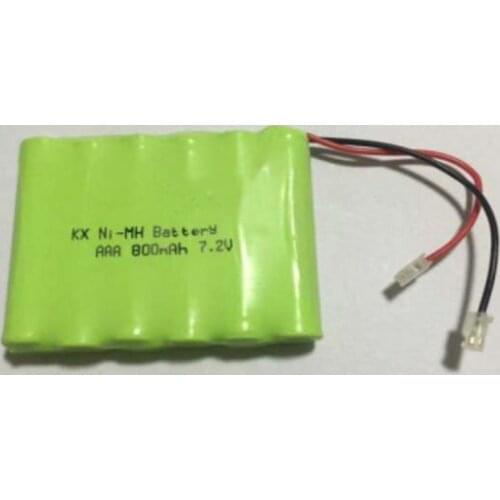 Free shipping 7.2V AAA 800mah Ni-MH Battery Pack Rechargeable batteries