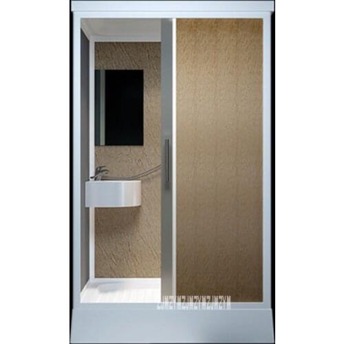 Household Shower Room Bathroom Tempered Glass Shower Cabins Home Integrated Bathroom Shower Room/Shower Enclosures 220V (1.2*1m)