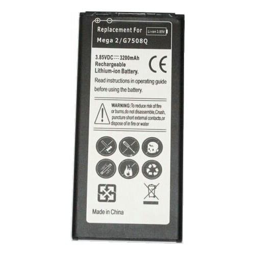 Ciszean 1x 3200mAh EB-BG750BBC Replacement Battery For Samsung Galaxy Mega 2 G7508Q G750F G7508 G750 G750A G7509 Batterij