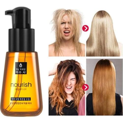 70ml Hair Care Essence Morocco Argan Oil Hair Conditioners Nourishing Hair Treatment Repair Damaged Essential Oil
