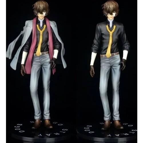23cm Bungo Stray Dogs Anime Figure Dazai Osamu Nakajima Atsushi Action Figures Cartoon Collocation PVC Model Toys Desk Decor