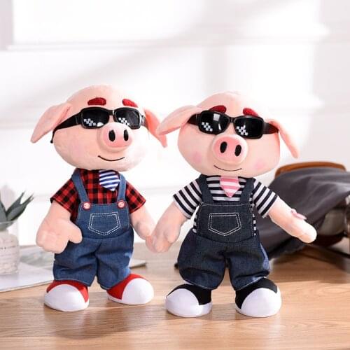 Newelectronic Bib Pant Pig Singing Dura Music Swag Dancing/dancing Electronic Gift For Baby Kids Birthday Xmas Toys For Children