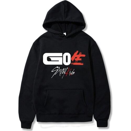 Kpop Stray Kids New Ablum Back Door Fashion Hoodies Cool Fans Long Sleeve Sweatshirts Pullover Hoodie for Men