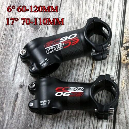 Lightweight stem 31.8mm bike Stem High-Strength stem 60/70/80/90/100/110/120mm For XC AM MTB Mountain Road Bicycle parts