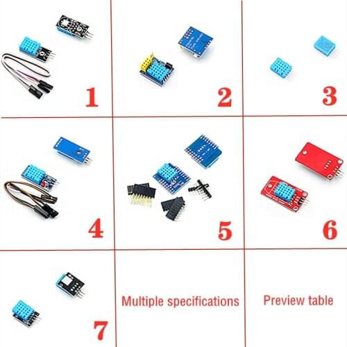DHT11 temperature and humidity module WiFi node module mini digital temperature and humidity sensor electronic building blocks