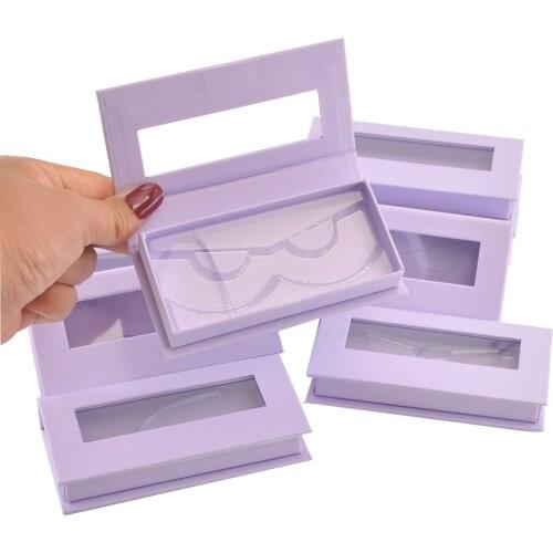 Wholesale false eyelash packaging box lash boxes package custom logo 25mm mink lashes faux cils strip magnetic case bulk vendors