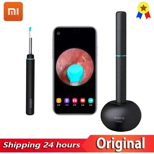 Original Xiaomi Bebird M9 Pro Smart Vision Ear Stick Black 17-in-1 300w High Precision Endoscope 350mAh with Magnetic Charging