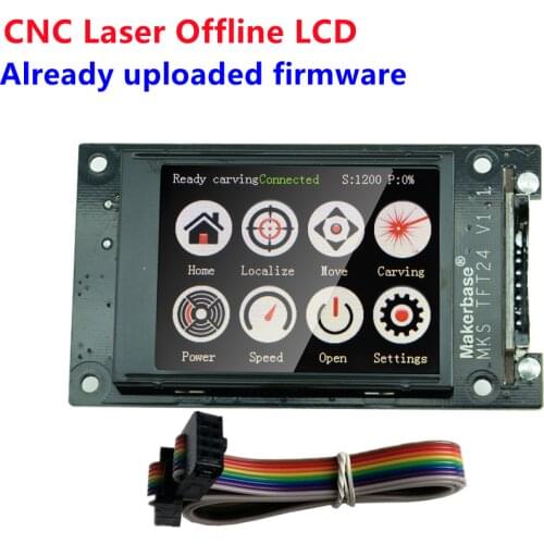 Cnc display panel GRBL 1.1 OFF LINE controller MKS TFT24 LCD display DIY laser starter parts for desktop laser engraver machine