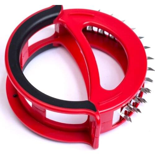 Professional Meat Tenderizer Needle Stainless Steel Round Shape Meat Tenderizer with 48 Blades Kitchen Tools Cooking Tools