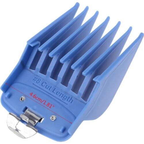 Colorful Guide Comb Multiple Sizes Metal Limited Combs Hair Clipper Cutting Tool 50JF