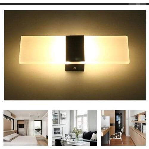 ANTINIYA Modern LED Wall Light Up Down Cube Sconce Lighting Lamp Fixture Mount Room Decor for living room bedroom bar cafe bra