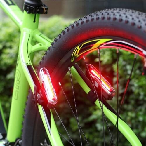 Bike Light Rear Front Mount COB Bicycle Handlebar Helmet Backpack Light Cycling Tail Rear Light For Bicycle Lamp Head Flashlight