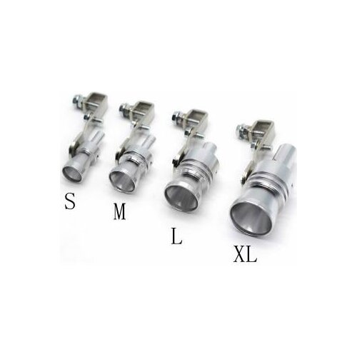 Universal Car Turbo Sound Whistle Muffler Exhaust Pipe Blow off Vale BOV Simulator Whistler Size S M L XL
