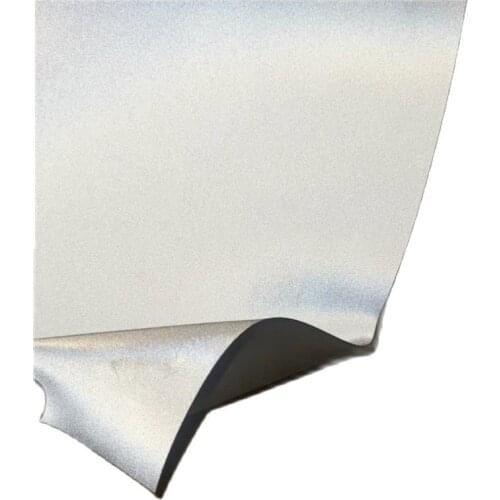 Normal light Radio hi-frequency cutting transfer reflective PVC film for garment bag shoes