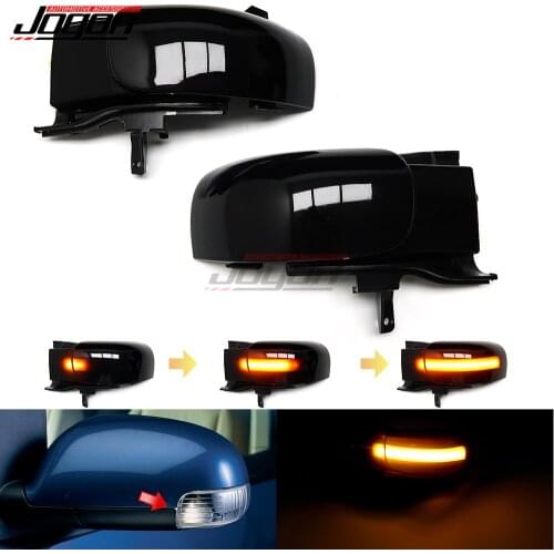 1 pair For VW Volkswagen Touran 1T 2003-2009 Car LED Dynamic Turn Signal Light Side Wing Rearview Mirror Indicator Blinker Lamp