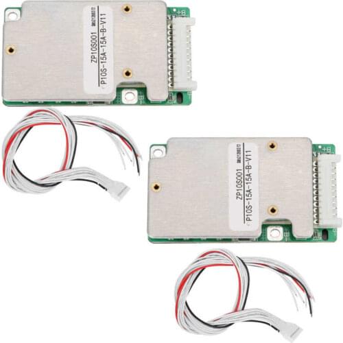 10S 36V Battery Protection Board Li-ion Cell 18650 Battery Charger Charging and Discharging Protection Module BMS Board