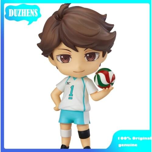 100% Original genuine Haikyuu!! Oikawa Tooru Q version figma PVC Action Figure Anime Figure Model Toys Figure Doll Gift