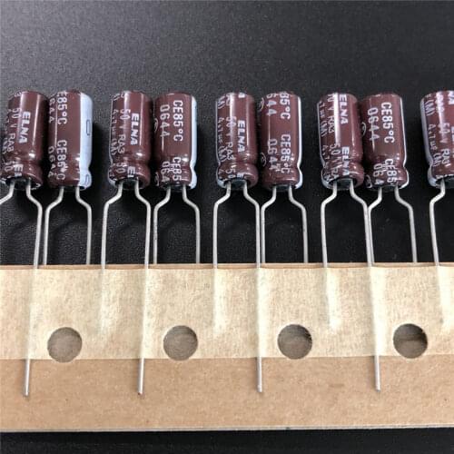 20PCS/100PCS ELNA Brown RA3 Series 4.7uF 50V 50V4.7UF 5x11mm Audio Electrolytic Capacitor