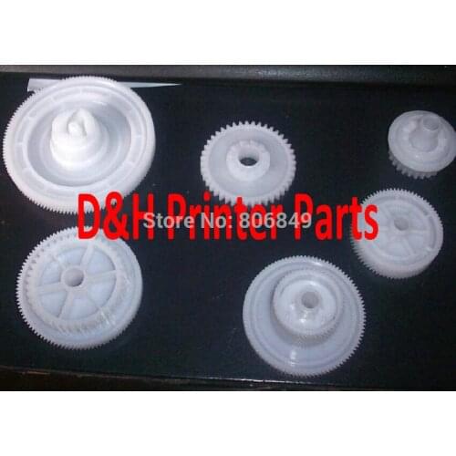 Free Shipping New Compatible Drum Drive Gear Assembly for HP5200 6pcs/set RU5-0550 RU5-0551 RU5-0546 RU5-0547 RU5-0548 RU5-0549