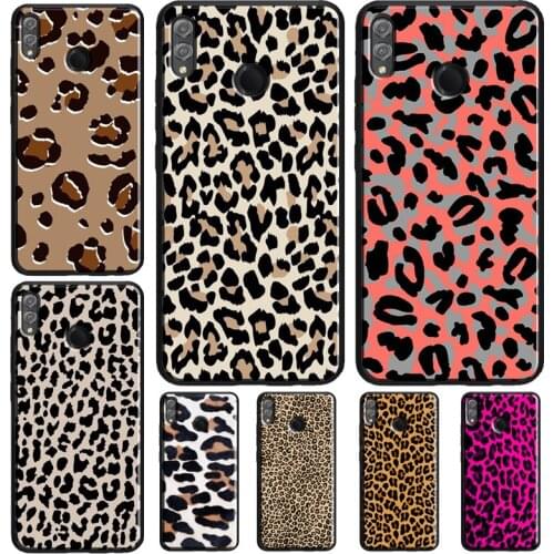 Leopard Animal Print Case For Huawei Nova 5T Y6 Y7 Y9 2019 Honor 20 Pro 9 10 Lite 10i 7X 8X 9X 7A 8A 8C V20